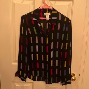 Petite silk blouse from Jones New York